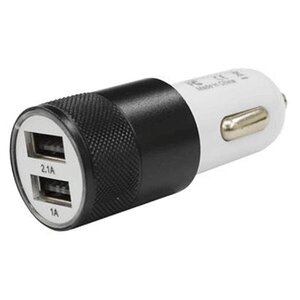 シガーソケット USB 増設 車載 カーチャージャー 充電器 2ポート 電源 車用 iphone Android 送料無料 50K◇ 3.1Aソケット:ブラック