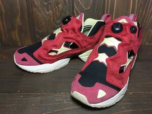 ★Street Fighter × Reebok INSTAPUMP FURY 95 ポンプ フューリー ザンギエフ 赤 26.5cm 極美品 Used 検 ストリートファイター スト2