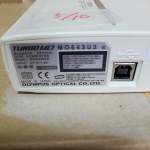 OLYMPUS 外付MOドライブ TURBO MO M0643U3 MOS3392S 640MB