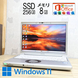 ★美品 高性能8世代4コアi5！SSD256GB メモリ8GB★CF-SV7 Core i5-8350U Webカメラ TypeC LTE Win11 MS Office2019 Home&Business★P80318