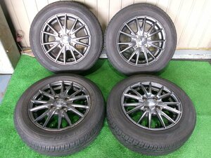 Weds ウェッズ　VELVA SPORT　14インチホイール　14X5.5J+38 4H PCD100　ダンロップ 175/65R14　2022年　4本セット　Y6.0416