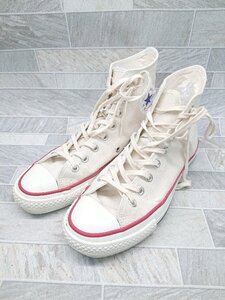 ◇ converse コンバース 8NHD ハイカット スニーカー シューズ サイズ7 1/2 オフホワイト系 メンズ P