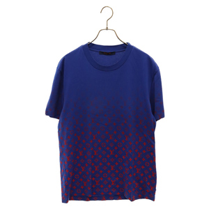 LOUIS VUITTON ルイヴィトン 21AW LVSE モノグラムグラディエント 半袖Tシャツ ブルー RM212Q NPG HKY46W