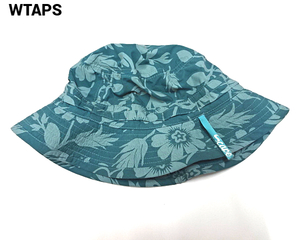 LARGE【WTAPS HAT Green系 ダブルタップス ハット 花柄 グリーン系 OLD オールド ヴィンテージ ビンテージ レア W)taps】