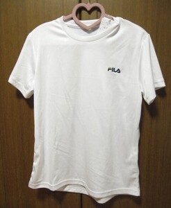 *送料無料*新品*Ｍ*ＦＩＬＡ*半袖Ｔシャツ*吸水速乾*紫外線遮蔽率90％以上*ホワイト*バックロゴ*フィラ*