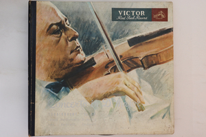 4discs 78RPM/SP Jascha Heifetz, London Philh. Orch, J. Barbirolli Violin Concerto In D Major (Tchaikovsky) ND858 VICTOR 12 /02000