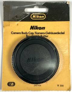 Nikon Camera Body Cap BF-1（日本光学/ニコン/一眼カメラ/ボディキャップ/未開封/当時物/レトロ/JUNK）