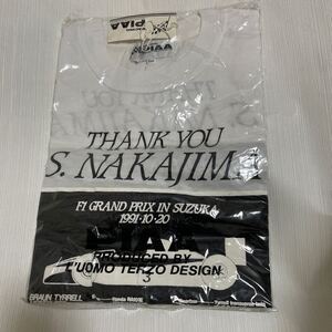 未開封品　鈴鹿　デッドストック　希少　Racing PIAA　中島悟　Tシャツ　フリーサイズ