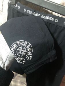 CHROME HEARTS クロムハーツ レギンス サイズL ブラック　FK