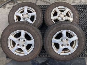 VIOLENTO 165/80R13 5.00B +36 PCD100 2023年製 アルミホイール４本セット