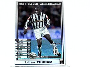 WCCF 2001-2002 BE リリアン・テュラム　Lilian Thuram 1972 France　Juventus FC 01-02 Italy Serie A Best Eleven