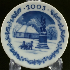 デンマーク ロイヤルコペンハーゲン（Royal Copenhagen） 飾り小皿 2003 LANDSOLDANTEN MEMORIAL 1848