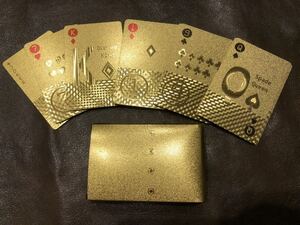 【ブラック】高級 豪華 トランプ プレイングカード カード マジック 手品 パーティー テーブルゲーム ポーカー プラスチック 新品未開封