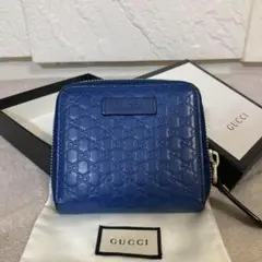 美品 GUCCI グッチ 半年使用 コインケース 折り財布 ラウンドファスナー