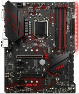 MSI MPG Z390 GAMING PLUS LGA 1151 (300 Series) Intel Z390 SATA 6Gb/s ATX Intel Motherboard