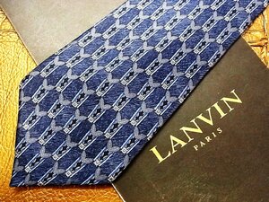 ★良品★3R04336【LANVIN】ランバン「花 装飾 柄」ネクタイ