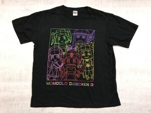 ももいろクローバーZ ももクロ大冒険Ⅲ 半袖Tシャツ 女性アイドル 展示 イベント グッズ XL 黒