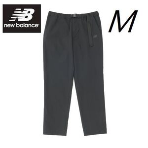 新品 M 秋冬 ゴルフにお勧め ニューバランス new balance GOLF ゴルフウェア ブラック ストレッチウーブンパンツ テーパードシルエット