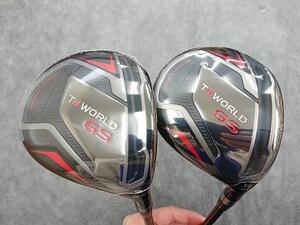 HONMA ホンマ TOUR WORLD ツアーワールド GS FW 3W 16.5° & 5W 18° 2本セット 純正カーボン SPEEDTUNED 48 (S) 日本 カバー無し 未使用品