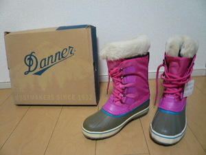 未使用! Danner ダナー WOMENS MAUNA KEA D123001 ピンク 23.0cm スノーブーツ