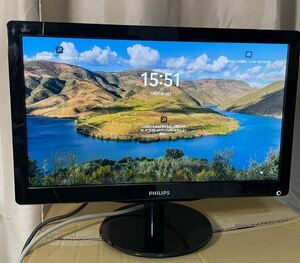 Philips(フィリップス) 200V4QSBR/11 19.5型ワイド液晶ディスプレイ ブラック モニター 中古　動作品