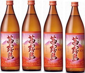 4本セット霧島酒造 本格芋焼酎 茜霧島 900ｍｌ×4本(鹿児島県)