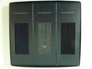 ＃　未使用保管品　バーバリー　BURBERRY　メンズソックス　3点セット