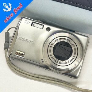 ◆フジフィルム FUJIFILM◆FinePix F70 EXR 本体 10x f=5-50mm 1:3.3-5.6 デジタル カメラ ボディ シルバー バッテリー付 動作未確認