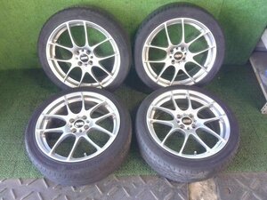 社外　中古 ホイール 4本　BBS　17インチ　7J　4穴　+48　100　205/45R17　タイヤおまけ程度　BMW　ミニ　から取り外し