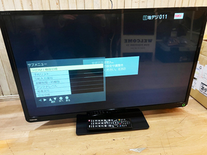 動作OK■ TOSHIBA/東芝 ■ REGZA レグザ 32V液晶カラーテレビ 32S10 15年製 リモコン付き おまかせオートピクチャー 