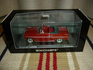 PMA 1/43 Borgward lsabella Cabriolet 1959 レッド