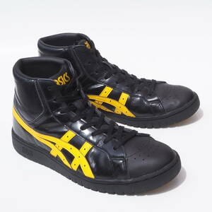 美品!! 27,5㎝ ASICS Tiger GEL-PTG アシックスタイガー ゲル ポイントゲッター HI 黒x黄