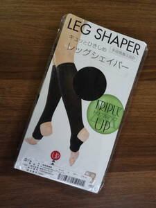 ナウ　トリプルアップシリーズ　キュッとひきしめ　レッグシェイパー　弾性ストッキング　Ｓサイズ　ブラック／黒