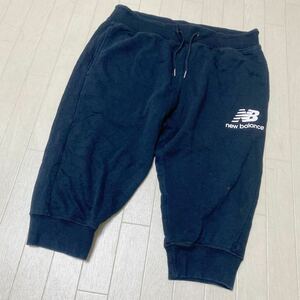 3921☆ Newbalance ニューバランス ボトムス ショートパンツ スウェットパンツ メンズ 2XL ブラック