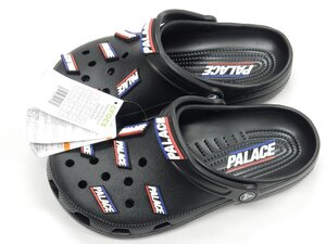 US m7w9【未使用タグ付】PALACE × Crocs パレス クロックス コラボ Classic Clog クロッグ 25cm サンダル 黒 ブラック