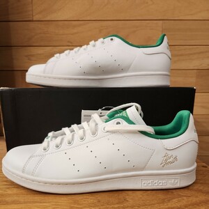 25cm 新品正規品 アディダス スタンスミス adidas STAN SMITH CORE FTW WHITE/GREEN/OFF WHITE ホワイトH00308 メンズ　スニーカー