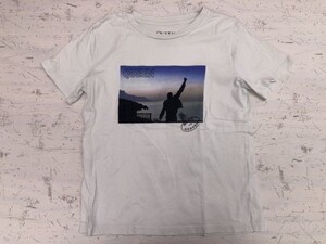 クイーン QUEEN ジーユー GU メイド・イン・ヘヴン MADE IN HEAVEN コラボ 半袖フォトTシャツ カットソー レディース L 白