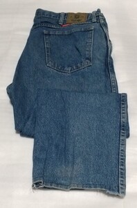 ☆Wrangler サイズW38 L29ブルー青色デニム ロングAUTHENTICパンツ長ズボン ボトムス ファッションCOTTONジーパン ラングラーJEANSジーンズ