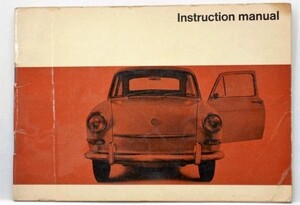 VW 1600TL/L/A/SQUAREBACK SEDAN 1966Instruction Manual 英語版