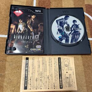 動作確認済 Wii バイオハザード0 BIOHAZARD ZERO Resident Evil 任天堂 Nintendo ケース　説明書 あり　