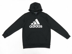 メンズ商品　未使用　adidas アディダス　パーカー　ロゴ入り　ブラック　＃0　未使用S1　AP-K8100