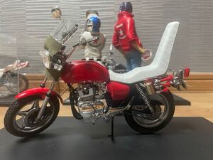 アオシマ製1/12 湘南爆走族 CB400T 石川晃　改造プラモデル