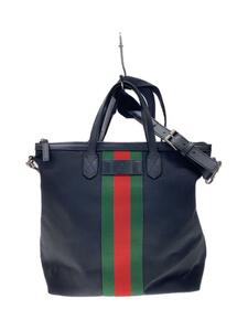 GUCCI◆619751/シェリーライン/2WAY/トートバッグ/BLK//