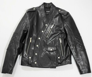 新品 DSQUARED2 ライダース ディースクエアード 定価約45万円 本革 ジャケット