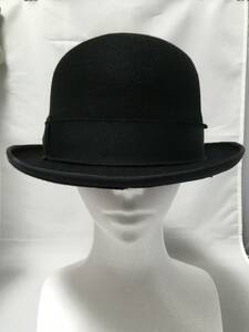 ◆未使用品《Fuji Hat/フジハット》ダービーハット 黒 Ｌ◆