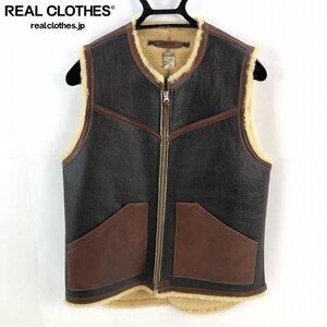 ☆THE REAL McCOY’S/リアルマッコイズ TYPE C-3 VEST ムートンベスト/M /060