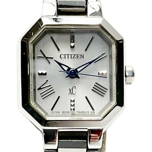 ☆☆ CITIZEN シチズン XC クロスシー B036-T016511 シルバー ソーラー ステンレススチール レディース 腕時計 やや傷や汚れあり