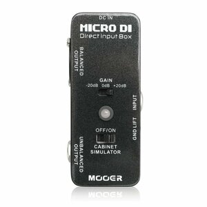 最落無し! Mooer　Micro DI　/ a45505　超低歪みのダイレクトインプットボックス　1円