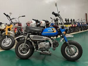 JE6-0729-1-0214.ホンダ Z50J 4L モンキー 青リペイント 1974年モデル キャストホイール 昭和当時物旧車4mini/愛知県豊橋市/全国陸送可能