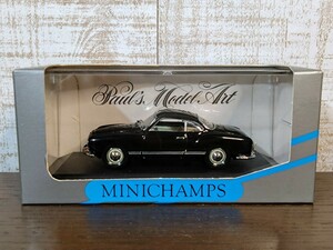 MINICHAMPS ミニチャンプス 1/43 カルマンギア ミニカー/フォルクスワーゲン/VW/ブラック/PMA/ポールズモデルアート/VOLKSWAGEN